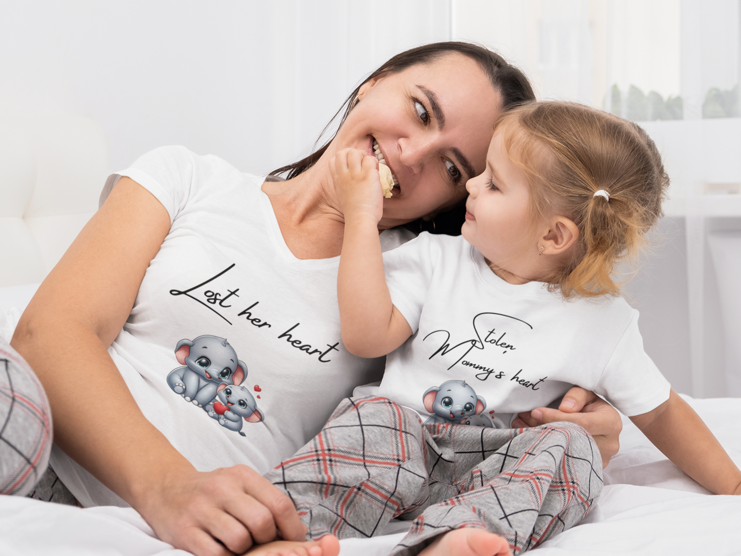 Partnerlook Mama und Baby Tochter