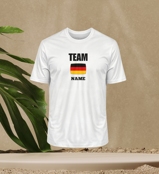 Fußball Partnerlook personalisierbar - Papa Organic T-Shirt