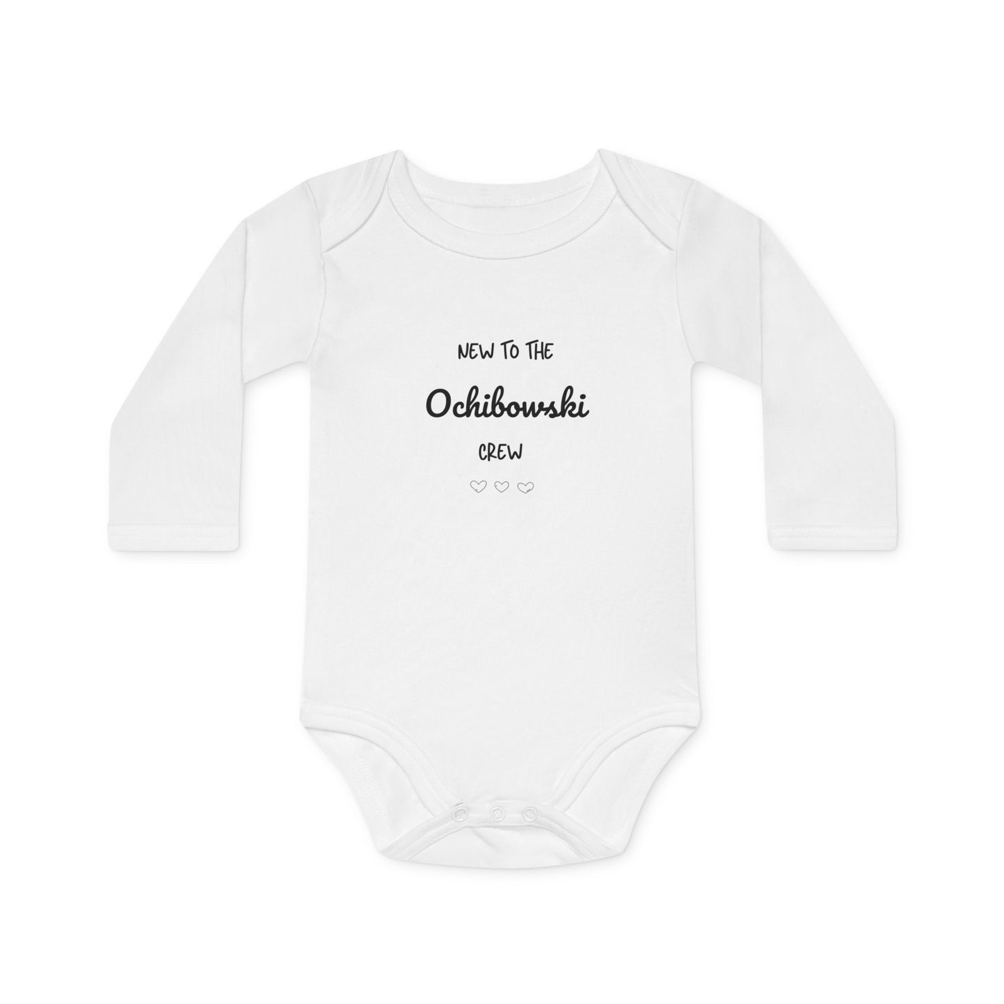 Baby Long-Sleeve Organic Bodysuit