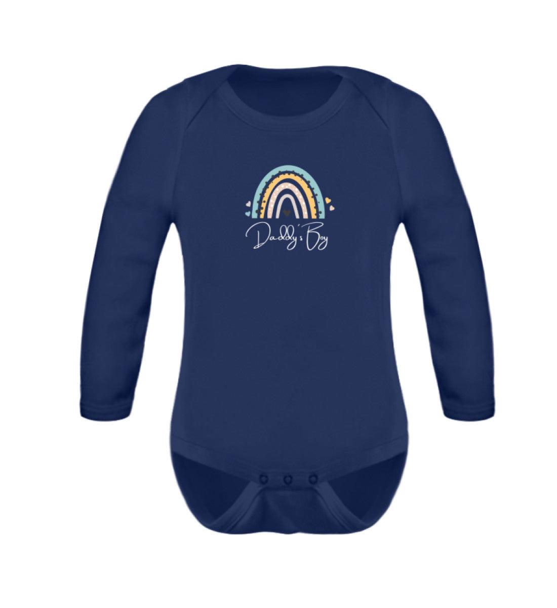 Daddy´s Boy Regenbogen - Baby Body Langarm