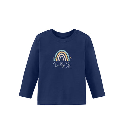 Daddy´s Boy Regenbogen - Baby Langarmshirt