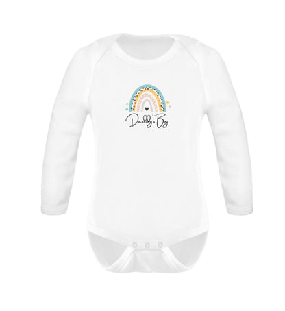 Daddy´s Boy Regenbogen - Baby Body Langarm