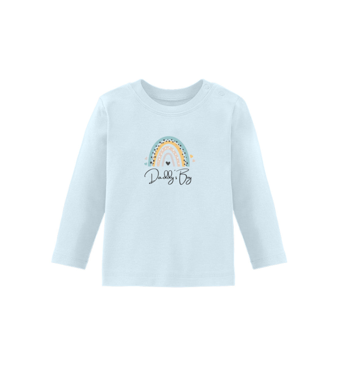 Daddy´s Boy Regenbogen - Baby Langarmshirt