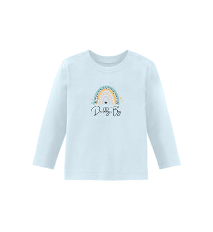 Daddy´s Boy Regenbogen - Baby Langarmshirt