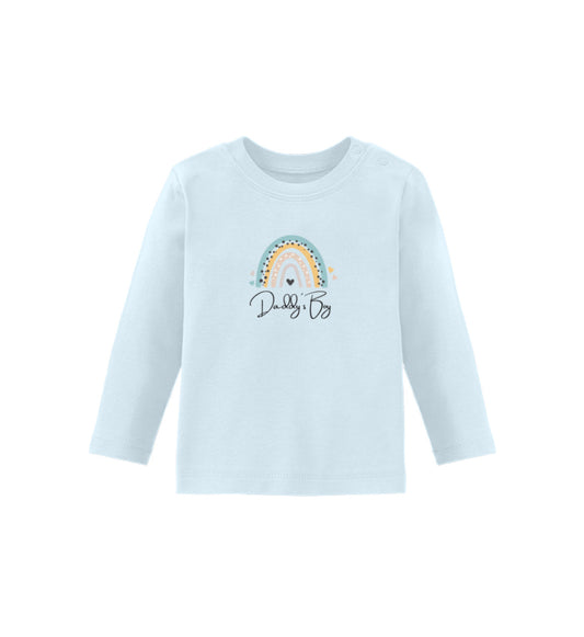 Daddy´s Boy Regenbogen - Baby Langarmshirt