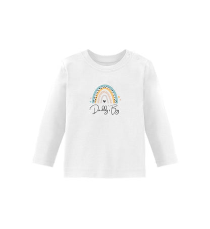 Daddy´s Boy Regenbogen - Baby Langarmshirt