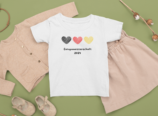 Deutschland Herzen - Baby T-Shirt