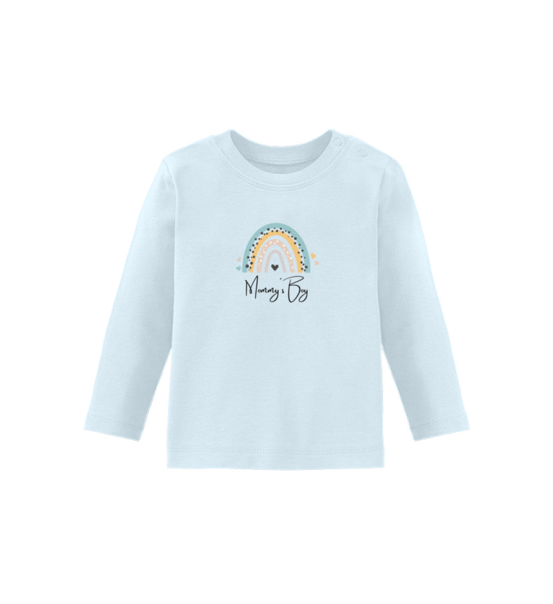 Mommy´s Boy Regenbogen - Baby Langarmshirt