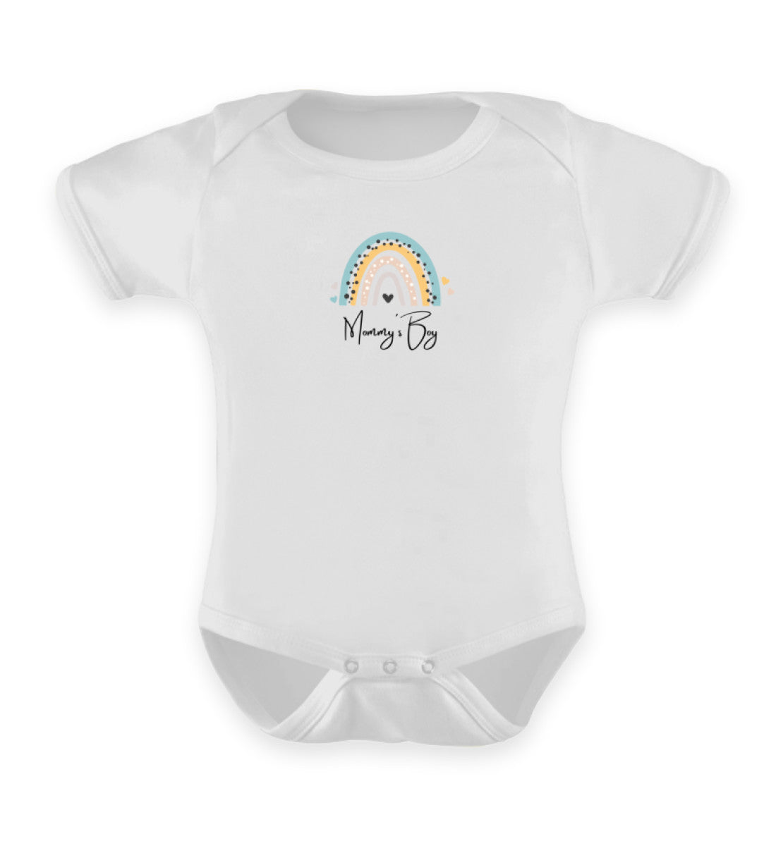 Mommy´s Boy Regenbogen - Baby Body Kurzarm