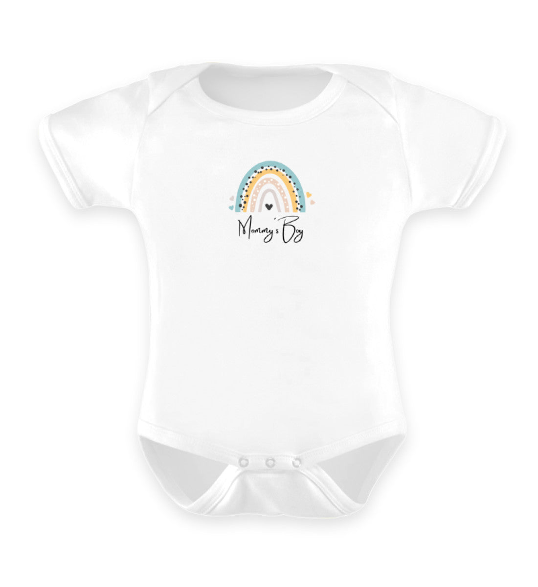 Mommy´s Boy Regenbogen - Baby Body Kurzarm