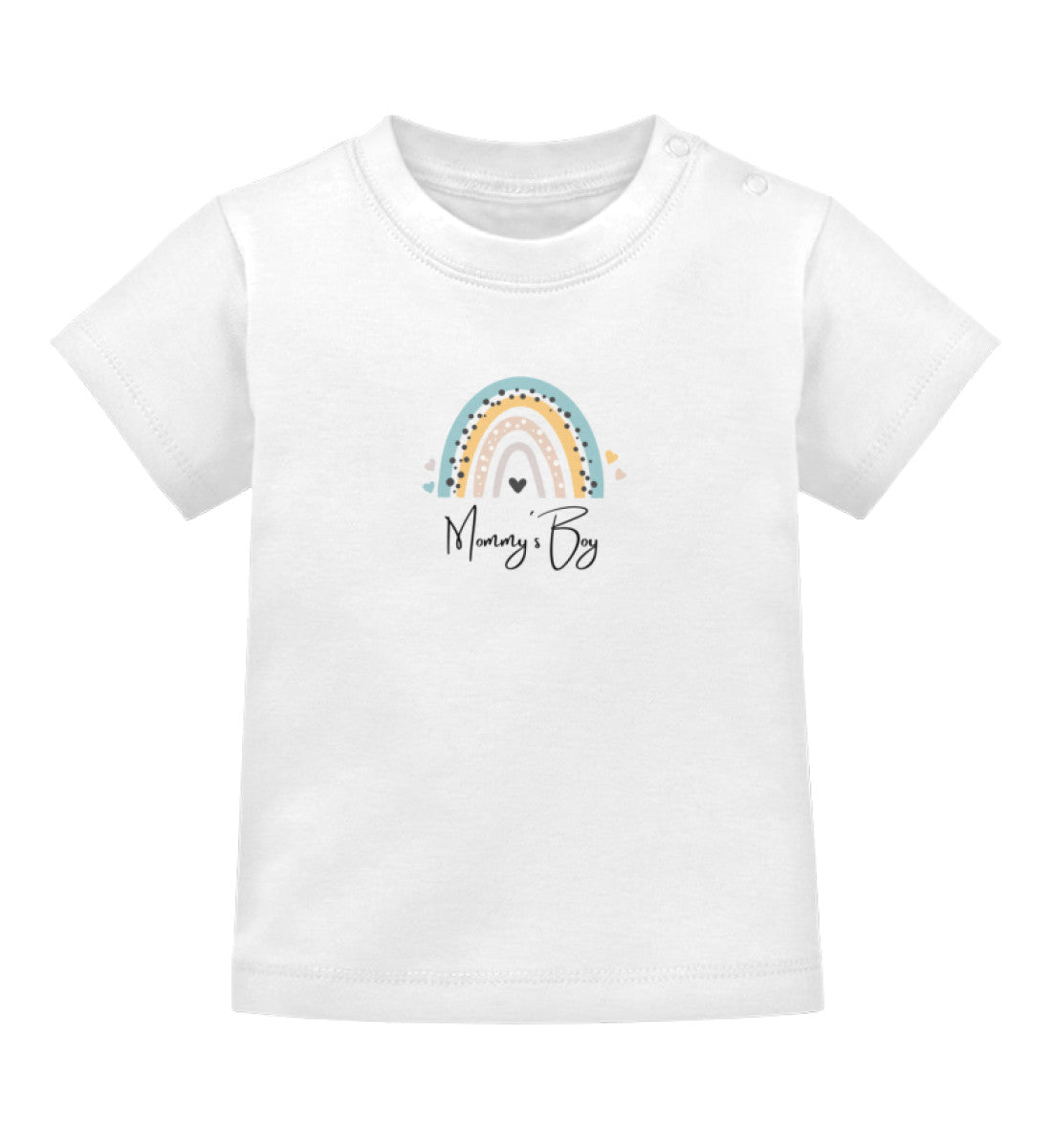 Mommy´s Boy Regenbogen - Baby T-Shirt