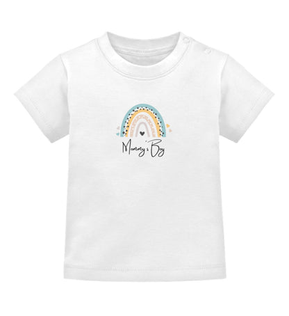 Mommy´s Boy Regenbogen - Baby T-Shirt