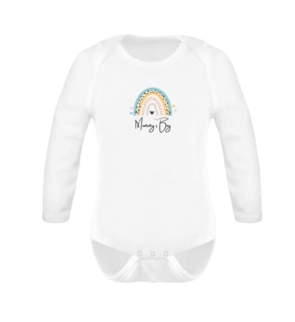 Mommy´s Boy Regenbogen - Baby Body Langarm