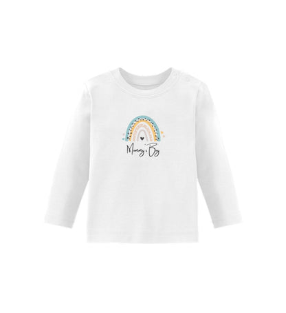 Mommy´s Boy Regenbogen - Baby Langarmshirt