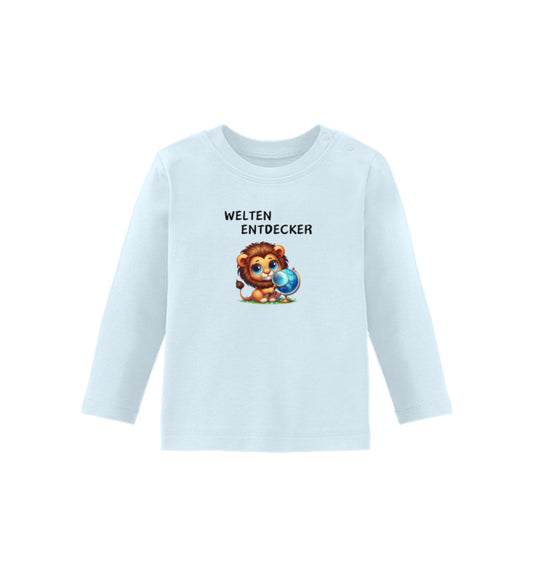 Welten Entdecker - Baby Langarmshirt