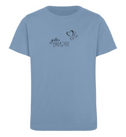 Geschwister Herzen großer Bruder - Kinder T-Shirt