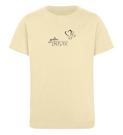 Geschwister Herzen großer Bruder - Kinder T-Shirt