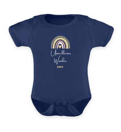 Baby Body kurzarm Kleines Wunder Geschenk Geburt Newborn