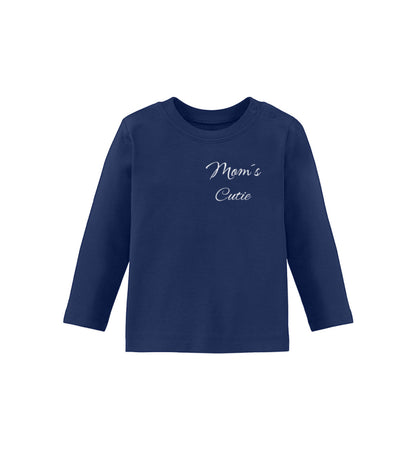 Mom´s Cutie  - Baby Langarmshirt