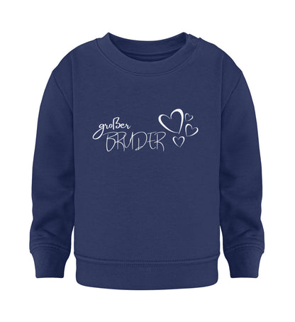 Geschwister Herzen großer Bruder  - Baby Changer Sweatshirt