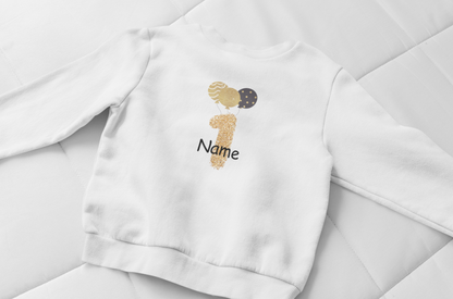 Golden Moments 1. Geburtstag personalisierbar  - Baby Sweatshirt