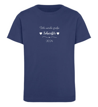 Ich werde große Schwester 2024 - Kinder T-Shirt