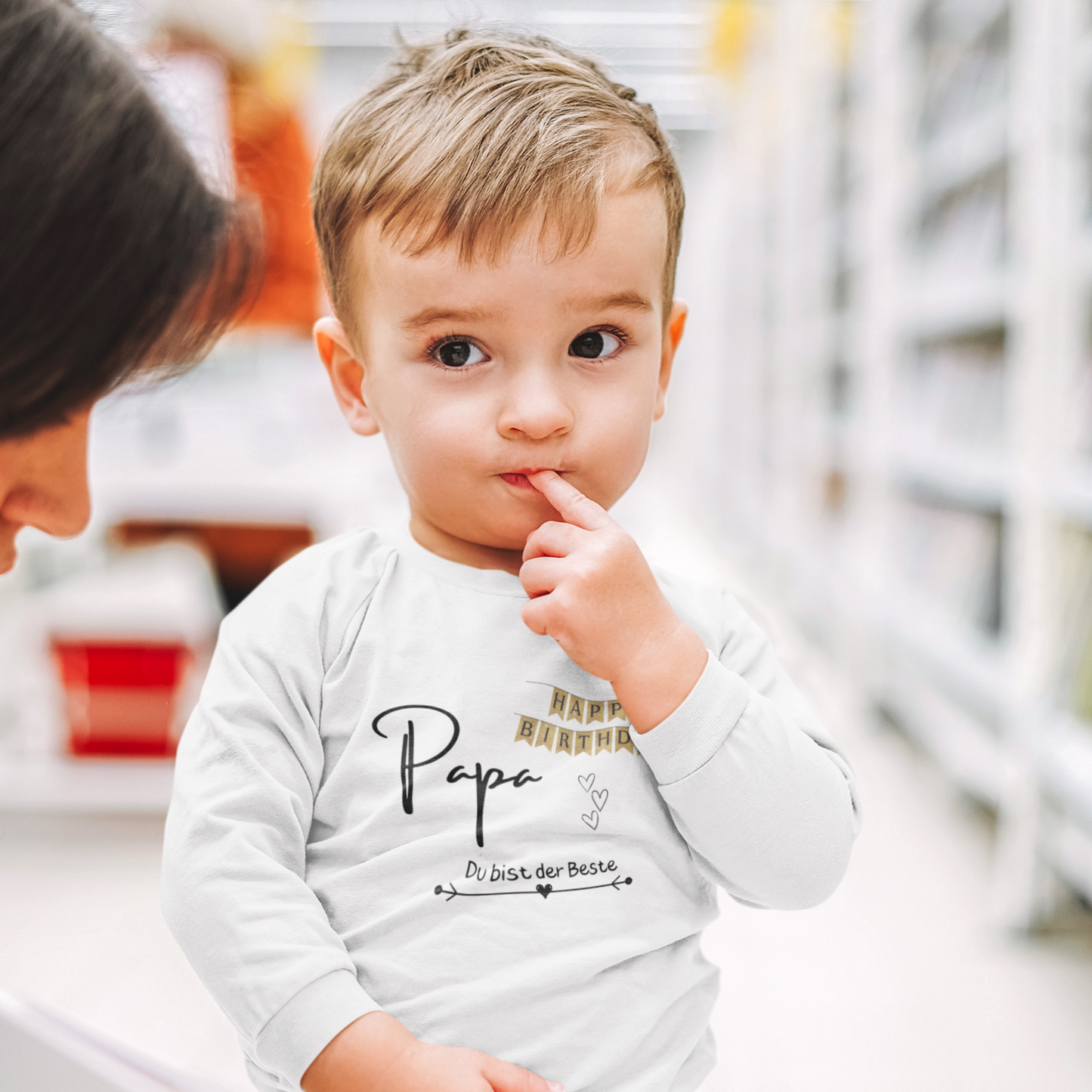 Happy Birthday Papa - Du bist der Beste  - Baby Langarmshirt