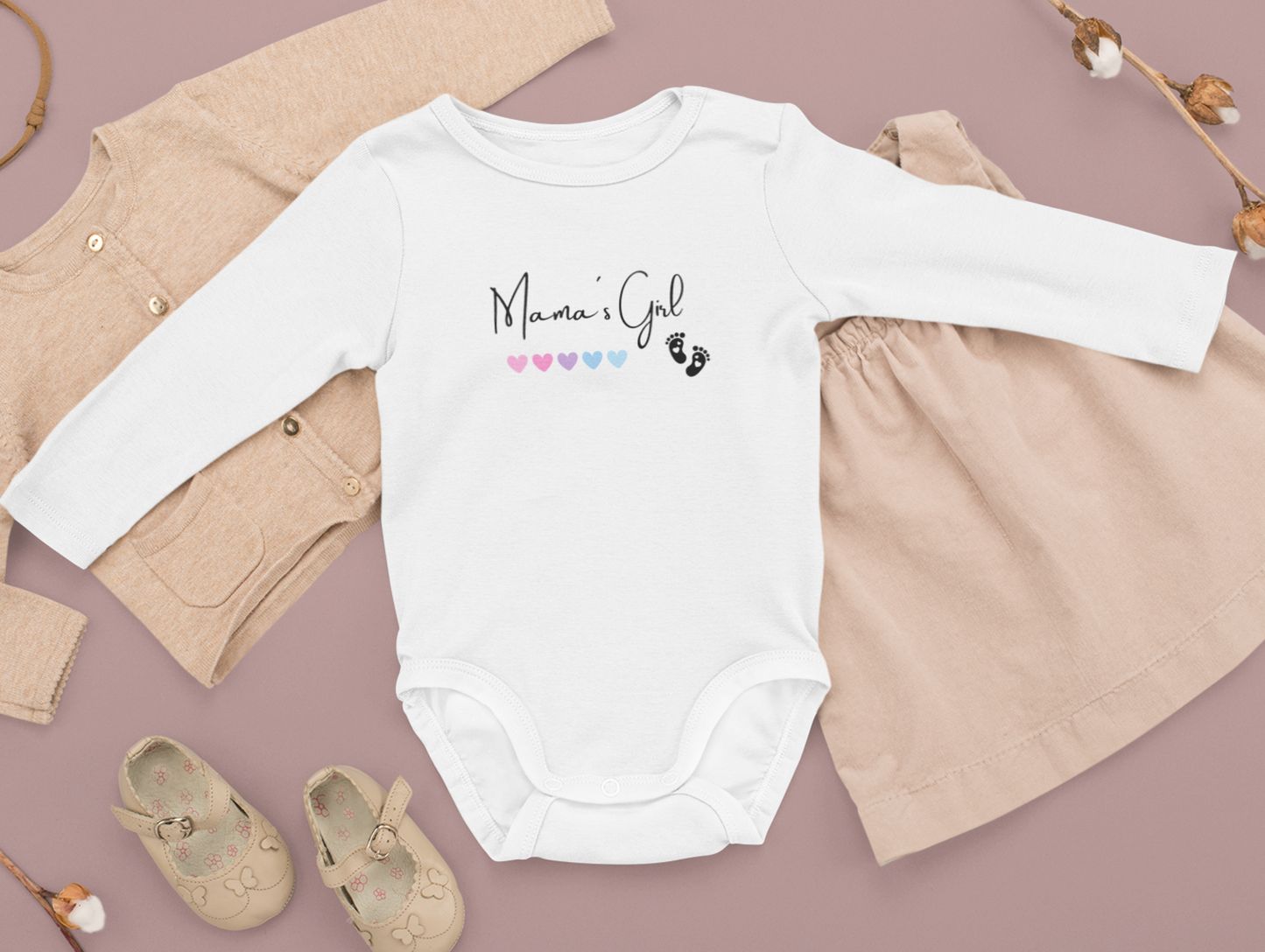 Mama´s Girl - Baby Body Langarm