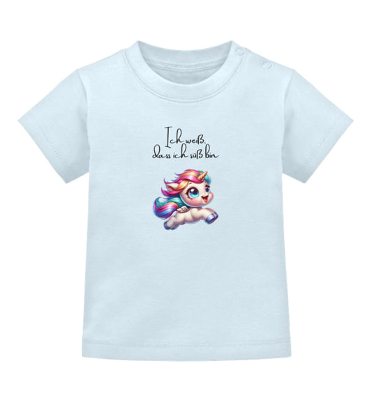 Süßes Einhorn - Baby T-Shirt