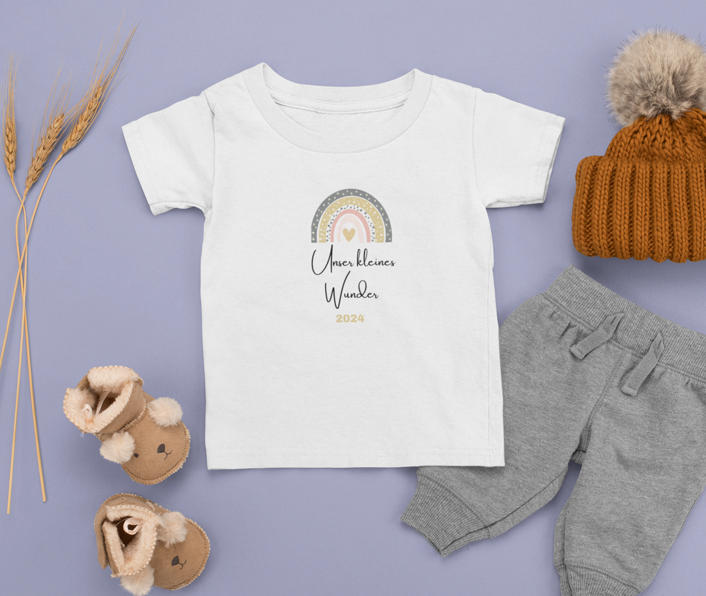 Unser kleines Wunder 2024  - Baby T-Shirt