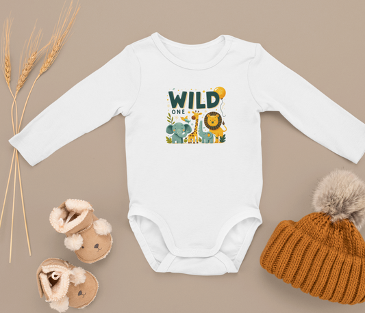 Dschungelfieber "Wild One" - Baby Body Langarm