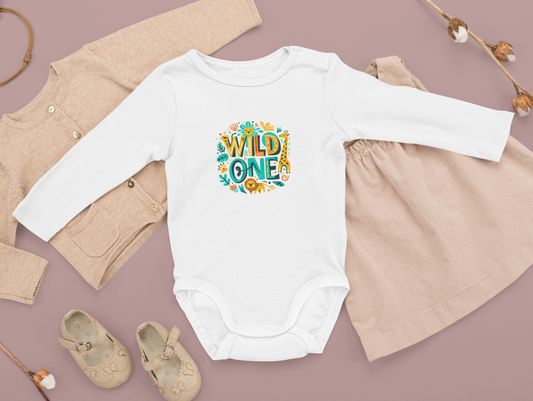 Wild One Safari - Baby Body Langarm